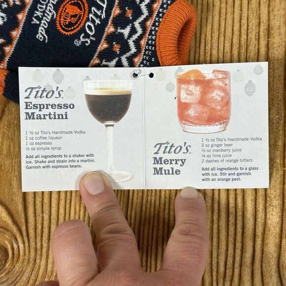 NEW Tito's Vodka Bottle Sweater Fits 750mL &‎ L Bottles Set Of 2 - Picture 10 of 13
